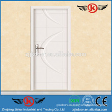 JK-P9066 blanco llano pvc madera puerta interior material